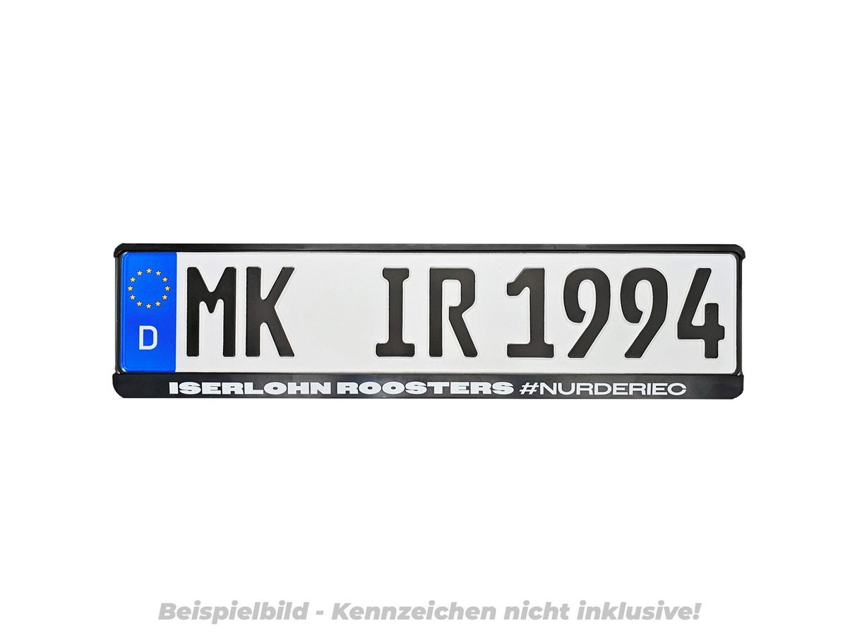 Weitere Artikel-Produkt, „Kennzeichenhalter“, in Größe Default Title, Farbe nan, – Motiv von Iserlohn Roosters