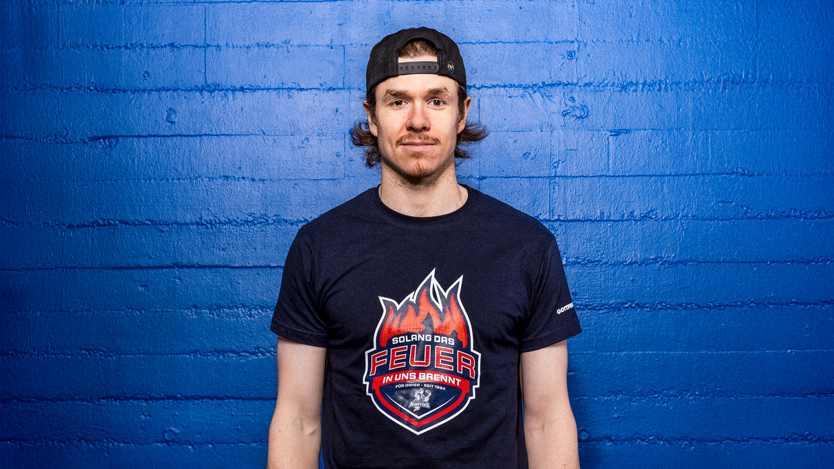 T-Shirts & Polos-Produkt, „T-Shirt OnFire“, in Größe S, Farbe nan, – Motiv von Iserlohn Roosters