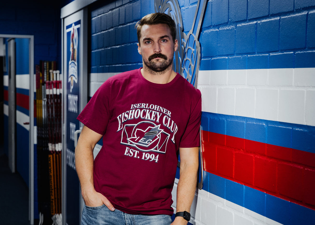 T-Shirts & Polos-Produkt, „T-Shirt Nineties“, in Größe XS, Farbe nan, – Motiv von Iserlohn Roosters