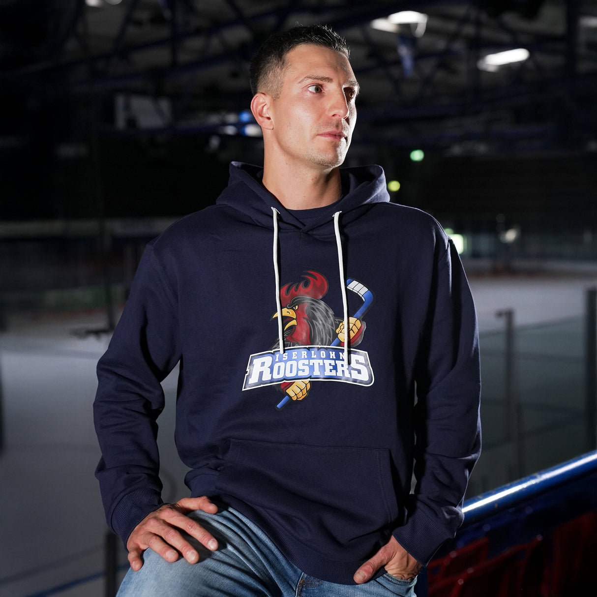 Hoodies, Pullover & Jacken-Produkt, „Essential Hoodie“, in Größe S, Farbe nan, – Motiv von Iserlohn Roosters