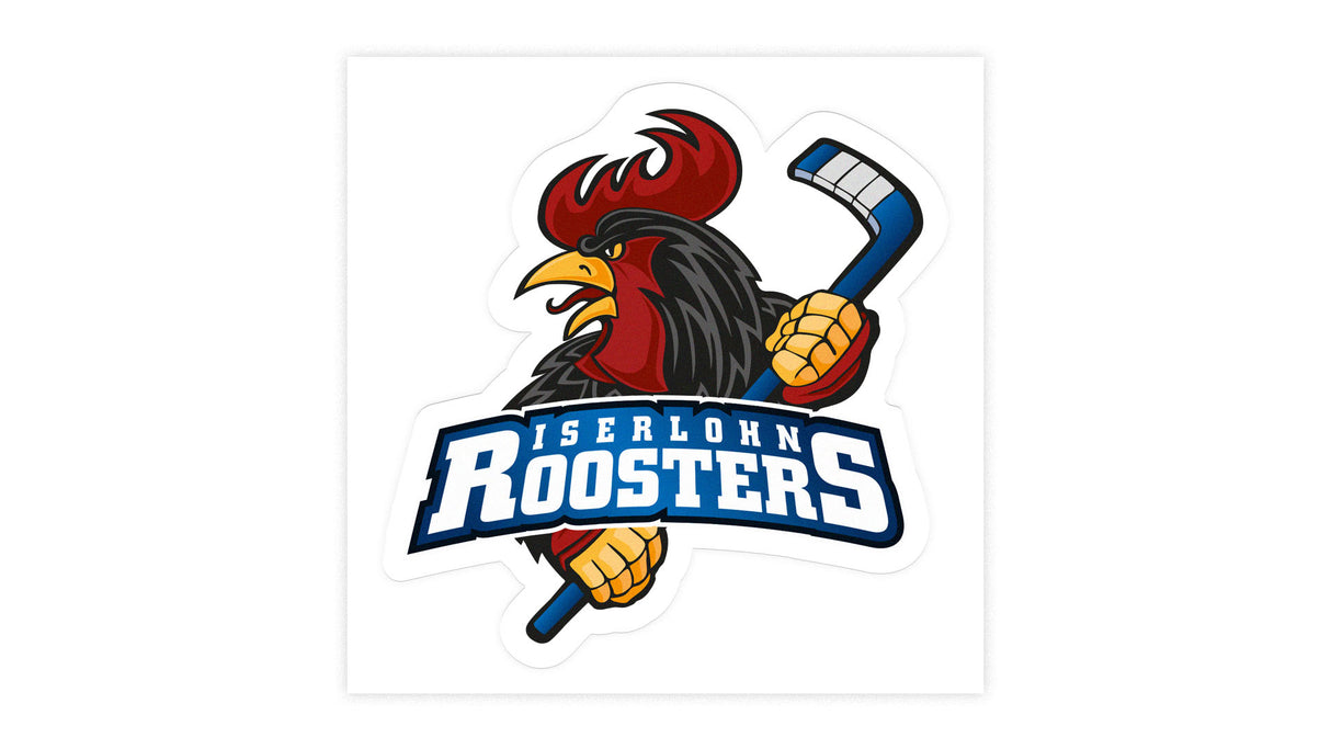 Aufkleber & Aufnäher-Produkt, „Aufkleber XL Logo“, in Größe Default Title, Farbe nan, – Motiv von Iserlohn Roosters