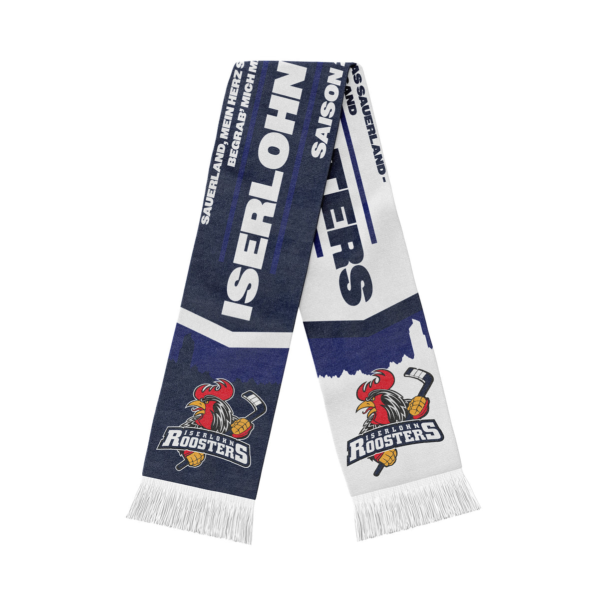 Schals & Wimpel-Produkt, „Saisonschal 2025/26“, in Größe Default Title, Farbe nan, – Motiv von Iserlohn Roosters