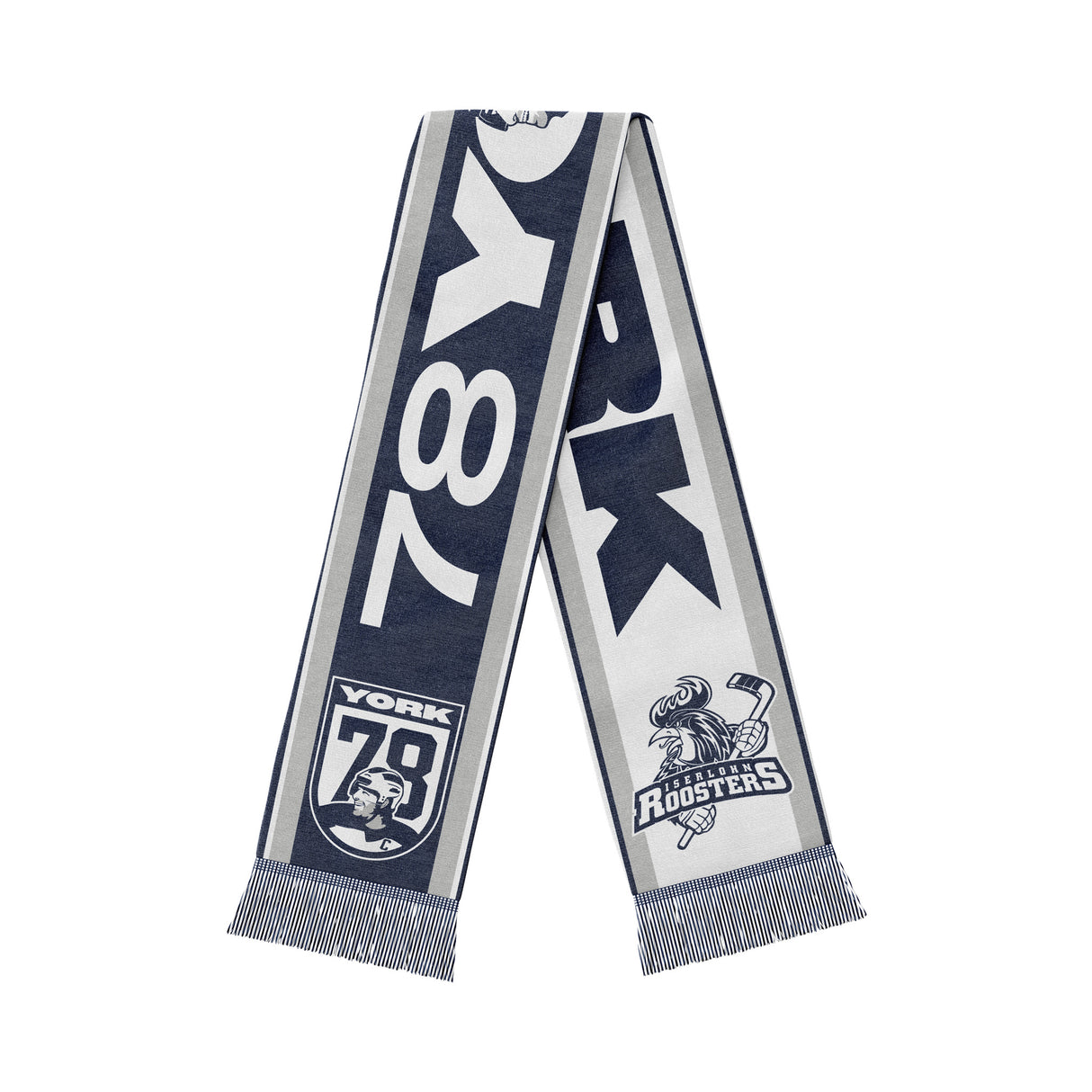 Schals & Wimpel-Produkt, „Schal York“, in Größe Default Title, Farbe nan, – Motiv von Iserlohn Roosters